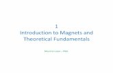 1 Introduction to Magnets and Theoretical Fundamentals - USPAS | U.S. Particle ... · 2016. 1. 6. · Magnitude of Magnetic Fields US Particle Accelerator School –Austin, TX –Winter