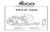 PEZZI DI RICAMBIO SPARE PARTS LIST TECO 56Ashop.boabhjuldelar.se/files/skiss/teco_56a.pdf · 2011. 7. 6. · 2 TECO 56A Automotive Equipment PARTI DI RICAMBIO SPARE PARTS Per ordinazioni