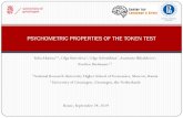 PSYCHOMETRIC PROPERTIES OF THE TOKEN TEST · 2019. 10. 9. · The Token Test 4 De Renzi, E. and Vignolo, L.A. (1962) The Token Test: A sensitive test to detect receptive disturbances