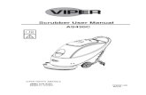 Scrubber User Manual - Media...All necessary operation, maintenance, and repair procedures must be performed by an authorized Viper service provider. Only authorized spare parts and