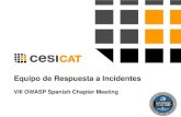 VIII OWASP Spanish Chapter Meeting · 2021. 3. 9. · • Disco duro para la adquisición de evidencias • Lector de tarjetas • Cámara de fotos • Cables y adaptadores • Etiquetadora