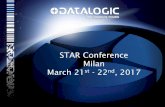 Datalogic Star Conference Milan 2017 · 2017. 3. 21. · Milan March 21st - 22nd, 2017. Disclaimer ... (the "Company") for use during meetings with investors and financial analysts