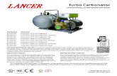 Turbo Carbonator - Lancer Worldwide...Un branchement inapproprié du conducteur de mise à la terre peut causer un risque de choc électrique. Le conducteur de mise Le conducteur de