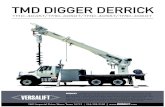 TMD Digger T - Versalift...•5 FT Underslung Jib 32.6 ft (9.9 m) 44.7 ft (13.6 m) 55.2 ft (16.8 m) Load Radius (R1) Load Radius (R2) Load Radius (R3) LOAD RADIUS 4.3 ft (1.3 m) 5.9