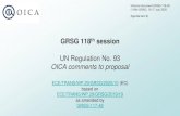 GRSG 118th session - UNECE · 2020. 7. 10. · in fire brigade EN 1846 standard, − Mobility classification of federal armed forces. GRSG 118th session UN R93 category G vehicles