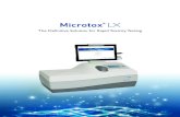 Microtox LX - Modern WaterCertifications CE, IEC 610010-1:2010, IEC 61010-2-010:2014; IEC 61326-1:2103; FCC part 15, Subpart B Water Ingress IEC IEC 60529: IPX-O Power Requirements