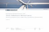 Thor Offshore Wind Farm - Energistyrelsen...[ISO901] ISO. EN ISO 19901-1: Petroleum and natural gas industries - Specific requirements for offshore structures - Part 1: Metocean design