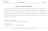 SA818 Programming Manual - QSL.net...2. Commands List: There are 5 commands in total to be used, below is the list: SA818 TEL: +86-755-61596687 +86-755-23080616. FAX: +86-755-27838582