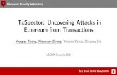 TxSpector: Uncovering Attacks in Ethereum from ......International Conference on Software Engineering (ICSE), 2019. Sukrit Kalra, Seep Goel, Mohan Dhawan, and Subodh Sharma, Zeus: