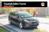 Vauxhall Zafira Tourer Owner's Manual · 2019. 11. 7. · Introduction 3 Vehicle specific data Please enter your vehicle's data on the previous page to keep it easily accessible.