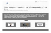 Mc Automation & Controls Pvt Ltd - IndiaMART · MAM 6080 (100) Controller Mam 880 Controller I.R Controller Sigma Control Basic P r o d u c t s & S e r v i c e s. AIR COMPRESSOR-INDUSTRIAL