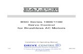 BSC Series 1000/1100 Servo Control for Brushless AC Motors€¦ · Motors Baldor servo controls are compatible with many motors from Baldor and other manufacturers. Motor parameters