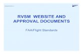 RVSM WEBSITE AND APPROVAL DOCUMENTS · 2013. 9. 25. · 5 RVSM Documentation Web Page Documents Applicable to All RVSM Approvals • RVSM Approval Checklist - US Operators (01 May