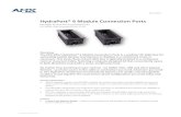 Data Sheet - HydraPort® 6 Module Connection Ports · 2015. 4. 10. · Certifications UL 962A Recommended Accessories •See HPX-600 Compatible HydraPort Connection Modules on next