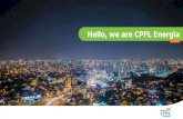 Hello, we are CPFL Energia · 2021. 6. 16. · CPFL Energia is part of About US$ 12 billionsinvested in ... • Em contraponto, outros tipos de tecnologia voltados ao campo, ... Code