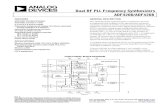 ADF4206/ADF4208 Dual RF PLL Frequency Synthesizers Data … · 2019. 6. 5. · Dual RF PLL Frequency Synthesizers ADF4206/ADF4208 Rev. A Information furnished by Analog Devices is