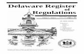 Delaware Register of Regulations, Vol. 7, Issue 1, July 2003TABLE OF CONTENTS DELAWARE REGISTER OF REGULATIONS, VOL. 7, ISSUE 1, TUESDAY, JULY 1, 2003 4 ERRATA DEPARTMENT OF NATURAL