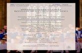 Concertos dos Clérigos · CONCERTOS DOS CLÉRIGOS 8 ABRIL . 18H00 IGREJA DOS CLÉRIGOS WARWICKSHIRE COUNTY BOYS CHOIR & CORAL MILLE VOCI CHORISTERS Ubi Caritas - a Gregorian chant