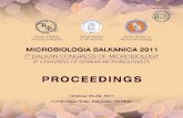 CIP – Katalogizacija u publikaciji · KNJIGA RADOVA / PROCEEDINGS MICROBIOLOGIA BALKANICA 2011 - 7th BALKAN CONGRESS OF MICROBIOLOGY & 8th CONGRESS OF SERBIAN MICROBIOLOGISTS, 25-29.