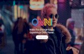 Make the change today. Experience OMNI Power. · 2021. 6. 18. · § OMNI is a never-done-before Mega App, full of world-class features and tools. § The first of its kind with Omni