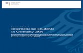 International Students in Germany 2016 - Sozialerhebung...soziale Lage der Studierenden in Deutschland 2016. 21. Sozialer-hebung des Deutschen Studentenwerks – durchgeführt vom