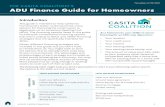 Casita Coalition ADU Finance Guide for Homeowners · 2021. 3. 29. · © 2021 CASITA COALITION 1 THE CASITA COALITION’S ADU Finance Guide for Homeowners First edition 3/18/2021