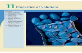 Properties of Solutions€¦ · 11 Properties of Solutions Contents 11.1 Solution Composition 11.2 The Energies of Solution Formation 11.3 Factors Affecting Solubility • Structure