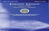 U.S. Department of Defense - Marine Corps Systems Command's … · 2010. 10. 27. · DPAP Defense Procurement and Acquisition Policy ... INSPECTOR GENERAL DEPARTMENT OF DEFENSE 400