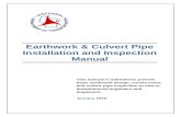 Earthwork & Culvert Pipe Inspection E-Manual 2019...  · Web view2019. 3. 20. · This manual is intended to presentbasic earthwork design, construction,and culvert pipe inspection