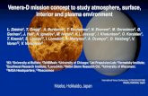 Venera-D mission concept to study atmosphere, surface ...mosir/pub/2019/2019-05-31/IVC...2019/05/31  · The Venera-D IKI/Roscosmos –NASA Joint Science Definition Team (JSDT) Phase