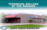 Course Catalog - TCR · 2021. 8. 10. · General Information 6 General Information 970.874.7671 1765 US Hwy 50, Delta, CO 81416 All financial obligations to TCR from previous terms
