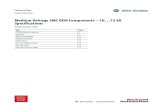 Medium Voltage SMC OEM Components – 10…15 kV Specifications · 2020. 4. 16. · 6 Rockwell Automation Publication 7703E-TD001A-EN-P - April 2020 Medium Voltage SMC OEM Components