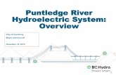 Puntledge River Hydroelectric System: Overviewforbiddenplateauroadassociation.com/images/Courtenay...5 Puntledge River System Fish flow requirements: Gauge 6 (below diversion dam)