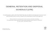 General Retention and Disposal Schedule (GRDS) Lite€¦  · Web viewThe Lite classes do not cancel out the minimum retention periods for records, as authorised in the full schedule,