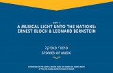 UNIT 7 A MUSICAL LIGHT UNTO THE NATIONS: ERNEST BLOCH & LEONARD BERNSTEIN · 2021. 2. 27. · BAAL SHEM TOV • Born Israel ben Eliezer, circa 1698, in Okopy Swietej Trojcy, Kingdom