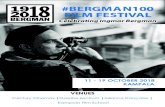 #BERGMAN100 FILM FESTIVAL - Sweden Abroad...#BERGMAN100 1 #BERGMAN100 FILM FESTIVAL Celebrating Ingmar Bergman 15 th - 19 OCTOBER 2018, KAMPALA AllianceFrançaise Kampala Free Entry