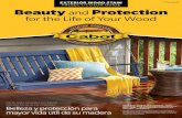EXTERIOR WOOD STAIN PROJECT/COLOR GUIDE Beauty ...pdf.lowes.com/productdocuments/ea8fbf91-81d8-4f4f-b03d-0...La apariencia de los pisos exteriores de madera dura Gallons available