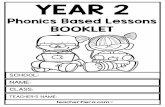 YEAR 2 - Free ELT Materials & More!...CLASS: TEACHER’S NAME: SCHOOL: NAME: teacherfiera.com YEAR 2 Phonics Based Lessons BOOKLET