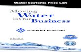 Water systems Price list 04 FE... · 2014. 2. 12. · 10/2013 prices exclude gst TEL: 1300 372 655 MH-3 Horizontal Multistage Pumps MH Horizontal Multistage Pressure Systems – 1