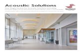 Acoustic Solutions - Surface Materials · 2020. 9. 10. · Tackable Acoustic Panels Logo Panels 4. Select fabric finish from Acoustic Solutions Box: Dimensional Acoustic Art Panels