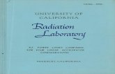 UNIVERSITY OF CALIFORNIA/67531/metadc1020421/... · RADIOFREQUENCY POWER LOSSES COMPARED FOR FOUR LINEAR ACCELERATOR CONFIGURATIONS Robert A. Weir ~adiation Laboratory ' . ' University