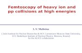 Femtoscopy of heavy ion and pp collisions at high energiestheor.jinr.ru/~klopot/slides/Malinina.pdf · 2014. 5. 14. · Femtoscopy: expanding source Slow particle ∙x-p correlations