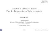 Chapter 6. Optics of Solids Part 4 Propagation of light in ... (9)_0.pdf · Chapter 6. Optics of Solids Part 4 –Propagation of light in crystals. Changhee Lee, SNU, Korea Optoelectronics