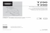 BATTERY FLOOR SCRUBBER - Tennant Co · 2021. 7. 20. · operator’s manual (en) manual de instrucciones (es) manuel d’instructions (fr) manual de utilizaÇÃo (pt) t290 t390 battery