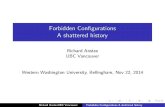 Forbidden Configurations A shattered historyanstee/2014potlatch.pdf · 2014. 11. 22. · Fleming, Zoltan Furedi, Jerry Griggs, Nima Kamoosi, Steven Karp, Peter Keevash ... Vancouver