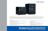 Elinex Power Solutions | Noodstroomoplossingen: UPS en NSA · 2016. 7. 19. · Parallel Modular UPS Series HPM3300-60K I OOK I HPM3300-200K . ... With advanced DSP control, the Megapower