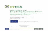 Intas - About the project - Deliverable 4.4: Final Policy ......Industrial and Tertiary Product Testing and Application of Standards D4.4 Policy recommendations 4 About the INTAS project