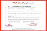 砂ExVe「雪tas⑪...砂ExVe「雪tas⑪ 1 EU -Type Examination Ce軸ficate 2 Equipment intended for use in Potentia=y ExpIosive Atmosphe「es Di「ective 201 4/34/EU 3 Certificate