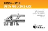 RIGGING – BASIC SAFETY AND LICENCE GUIDE · Introduction to Rigging – Basic 5 High Risk Licensing and the Law 9 Plan task 19 Select and inspect equipment 95 Set up task 125 Undertake