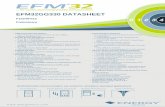 EFM32GG330 DATASHEET - F1024/F512 · 2011. 9. 30. · Preliminary...the world's most energy friendly microcontrollers 2011-09-29 - d0038_Rev0.95 3 2 System Summary 2.1 System Introduction